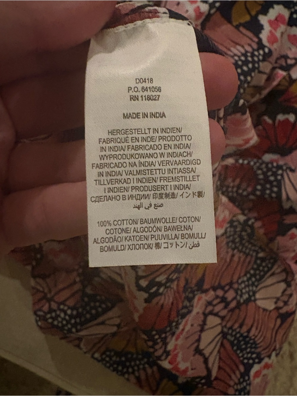 Boden Kimono style Floral Multicolor Maxi Dress - Picture 6 of 6